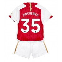 Camisa de time de futebol Arsenal Oleksandr Zinchenko #35 Replicas 1º Equipamento Infantil 2023-24 Manga Curta (+ Calças curtas)